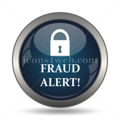 Fraud alert icon for website – Fraud alert stock image - Icons for website