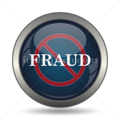 Fraud forbidden icon for website – Fraud forbidden stock image - Icons for website