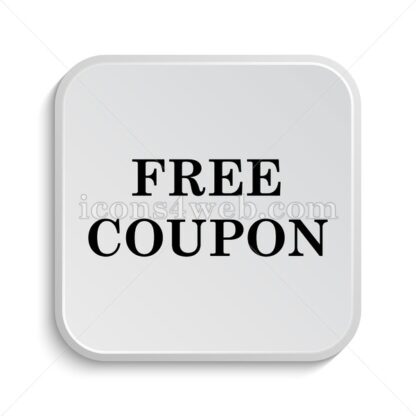 Free coupon icon design – Free coupon button design. - Icons for website