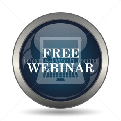 Free webinar icon for website – Free webinar stock image - Icons for website