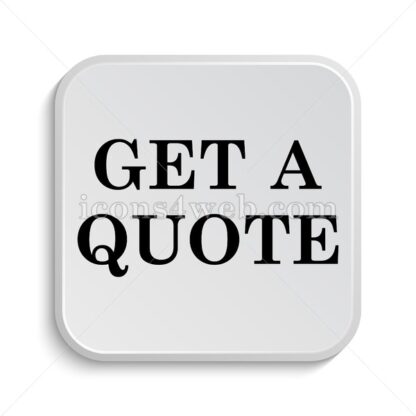 Get a quote icon design – Get a quote button design. - Icons for website
