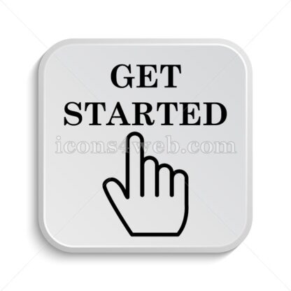 Get started icon design – Get started button design. - Icons for website