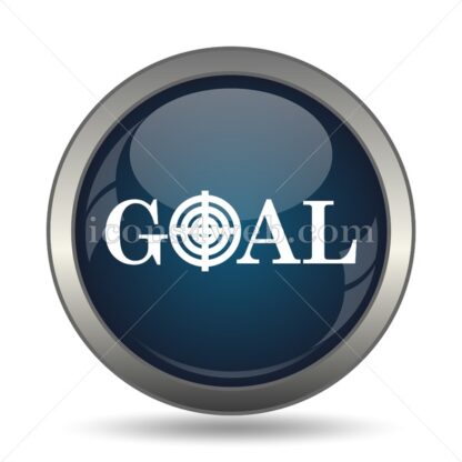 Goal icon for website – Goal stock image - Icons for website