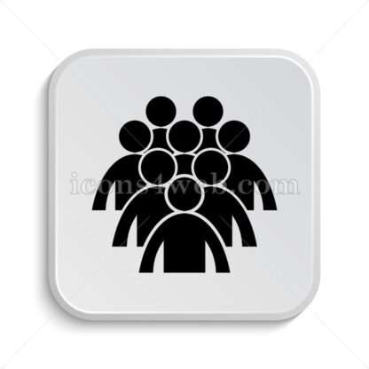 Group of people icon design – Group of people button design. - Icons for website
