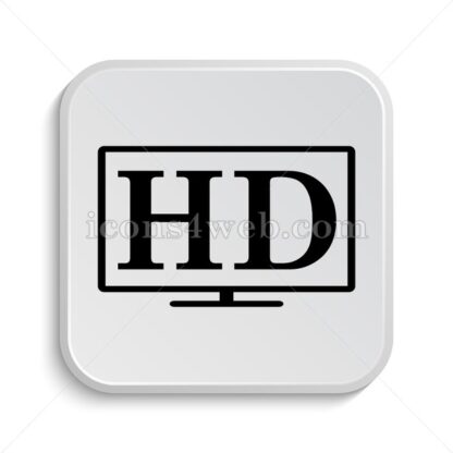 HD TV icon design – HD TV button design. - Icons for website