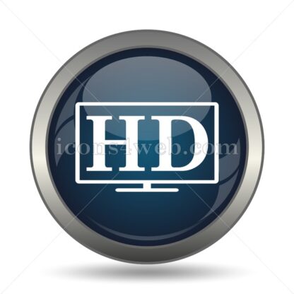HD TV icon for website – HD TV stock image - Icons for website