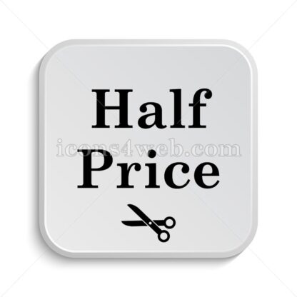 Half price icon design – Half price button design. - Icons for website