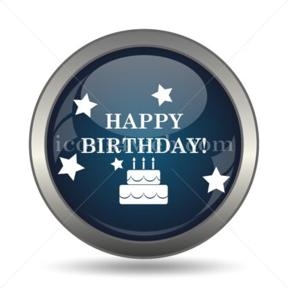 Happy birthday icon for website – Happy birthday stock image - Icons for website