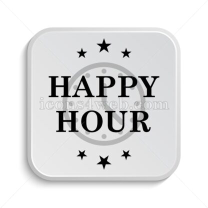 Happy hour icon design – Happy hour button design. - Icons for website