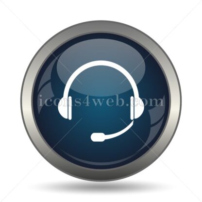Headphones icon for website – Headphones stock image - Icons for website