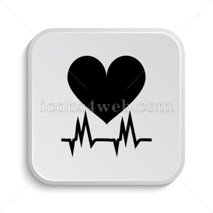 Heartbeat icon design – Heartbeat button design. - Icons for website