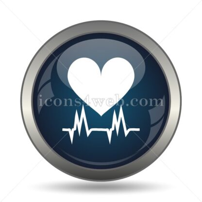 Heartbeat icon for website – Heartbeat stock image - Icons for website