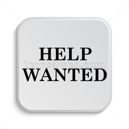 Help wanted icon design – Help wanted button design. - Icons for website