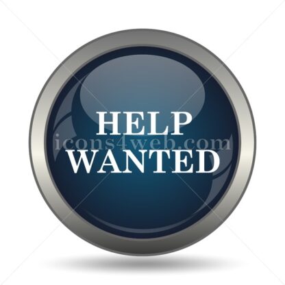 Help wanted icon for website – Help wanted stock image - Icons for website