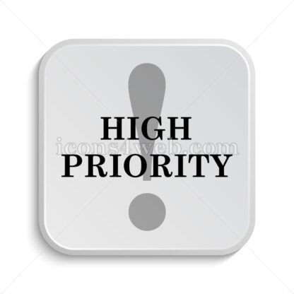 High Priority icon design – High Priority button design. - Icons for website