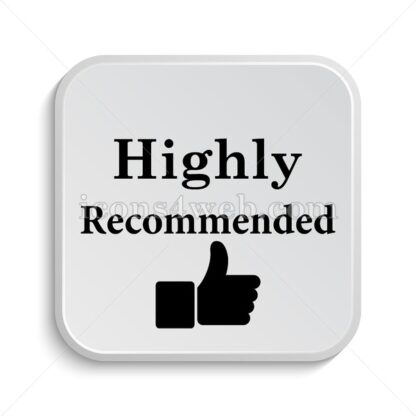 Highly recommended icon design – Highly recommended button design. - Icons for website