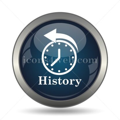 History icon for website – History stock image - Icons for website