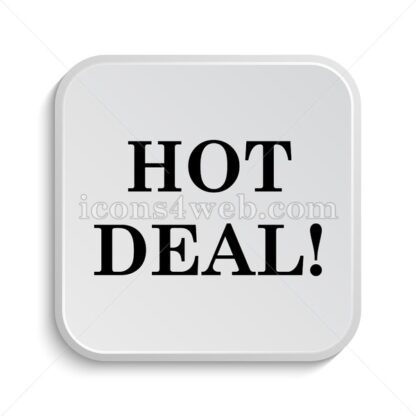 Hot deal icon design – Hot deal button design. - Icons for website