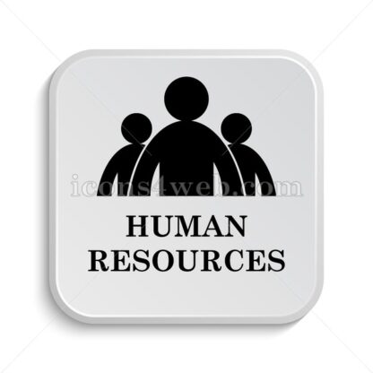 Human Resources icon design – Human Resources button design. - Icons for website