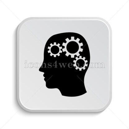 Human intelligence concept icon design – Human intelligence concept button design. - Icons for website