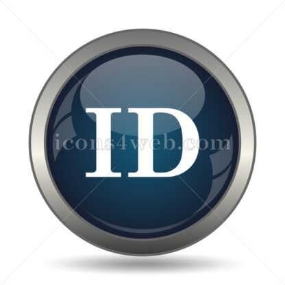 ID icon for website – ID stock image - Icons for website