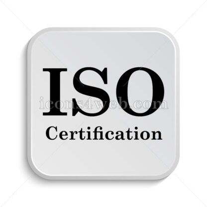 ISO certification icon design – ISO certification button design. - Icons for website