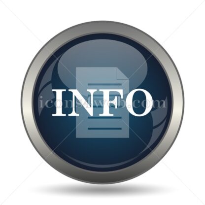 Info icon for website – Info stock image - Icons for website