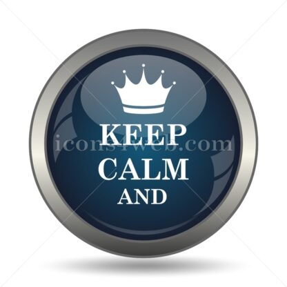 Keep calm icon for website – Keep calm stock image - Icons for website