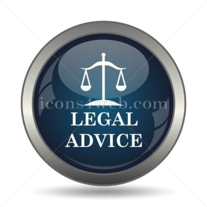 Legal advice icon for website – Legal advice stock image - Icons for website