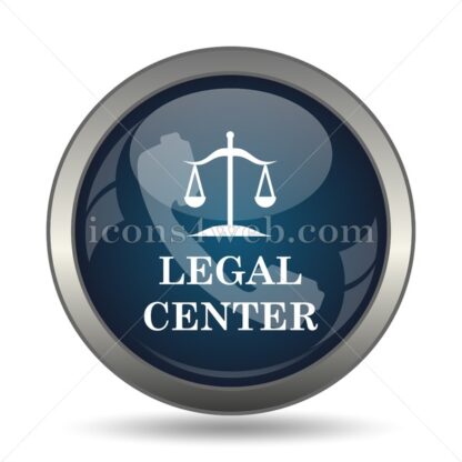 Legal center icon for website – Legal center stock image - Icons for website