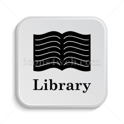Library icon design – Library button design. - Icons for website
