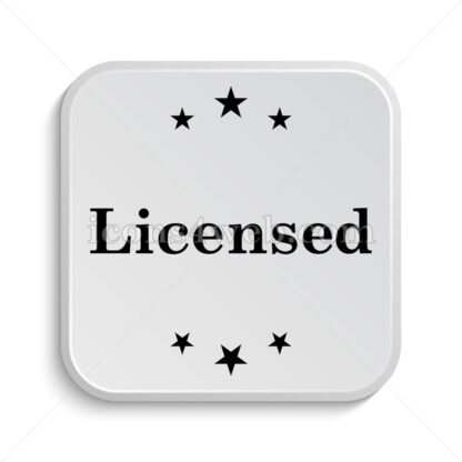 Licensed icon design – Licensed button design. - Icons for website