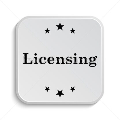 Licensing icon design – Licensing button design. - Icons for website