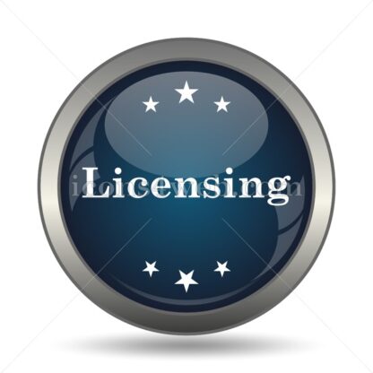 Licensing icon for website – Licensing stock image - Icons for website