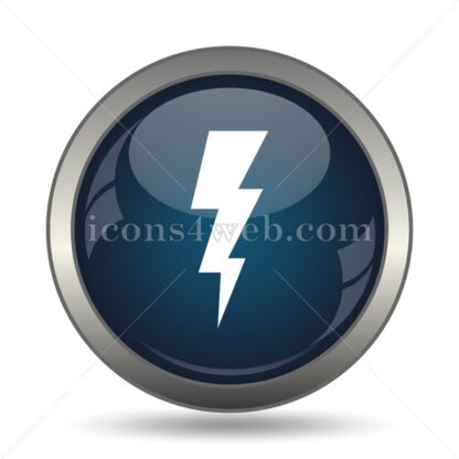 Lightning icon for website – Lightning stock image - Icons for website
