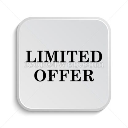 Limited offer icon design – Limited offer button design. - Icons for website