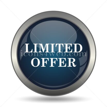 Limited offer icon for website – Limited offer stock image - Icons for website