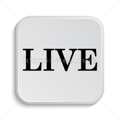 Live icon design – Live button design. - Icons for website