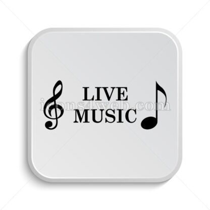 Live music icon design – Live music button design. - Icons for website