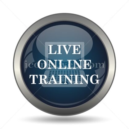 Live online training icon for website – Live online training stock image - Icons for website