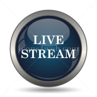 Live stream icon for website – Live stream stock image - Icons for website