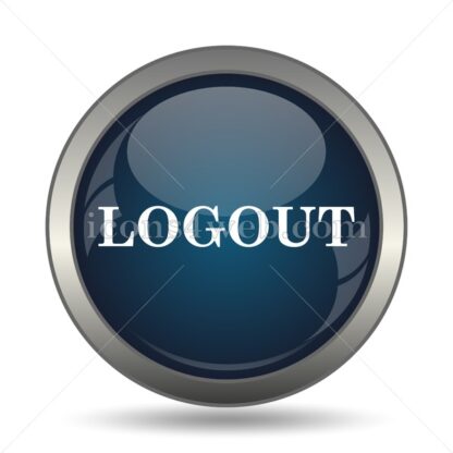 Logout icon for website – Logout stock image - Icons for website