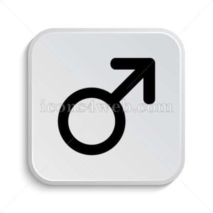 Male sign icon design – Male sign button design. - Icons for website