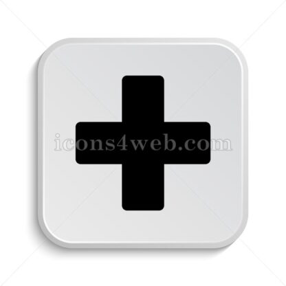 Medical cross icon design – Medical cross button design. - Icons for website