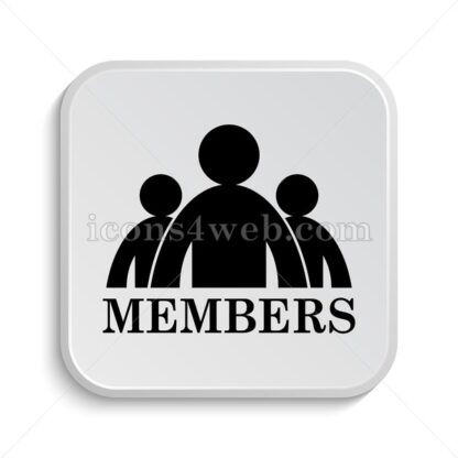 Members icon design – Members button design. - Icons for website
