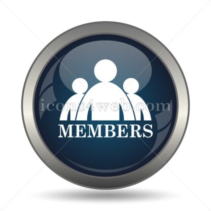 Members icon for website – Members stock image - Icons for website