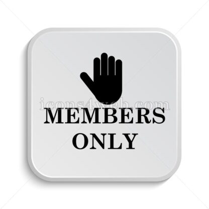 Members only icon design – Members only button design. - Icons for website