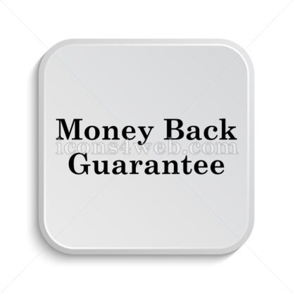 Money back guarantee icon design – Money back guarantee button design. - Icons for website