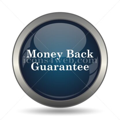 Money back guarantee icon for website – Money back guarantee stock image - Icons for website