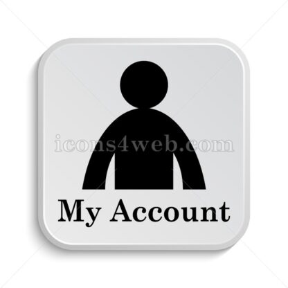My account icon design – My account button design. - Icons for website